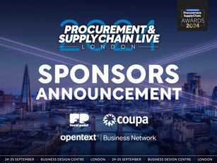 Three Sponsors Join Procurement & Supply Chain LIVE London